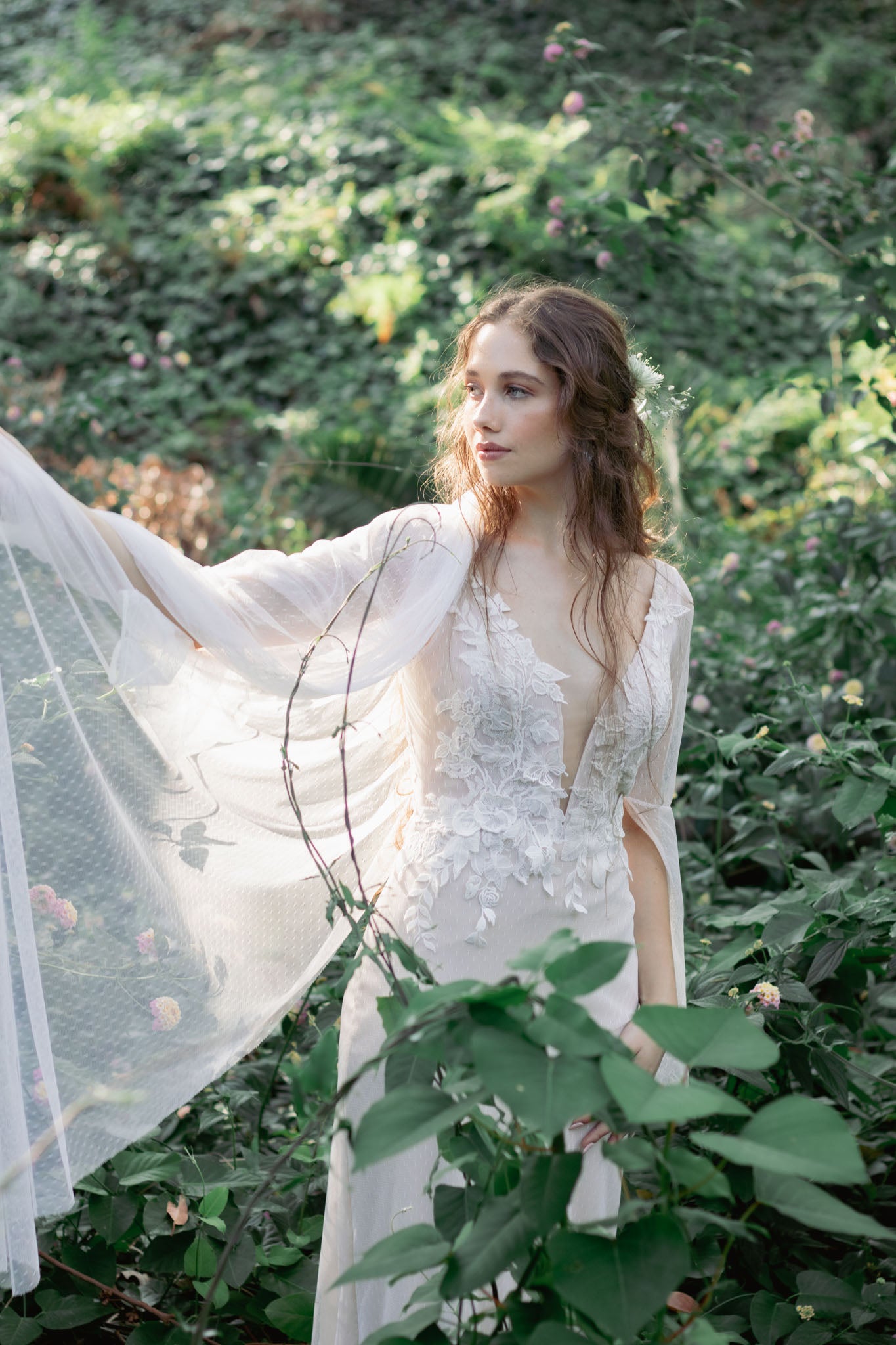 Dew Dotted Tulle Veil