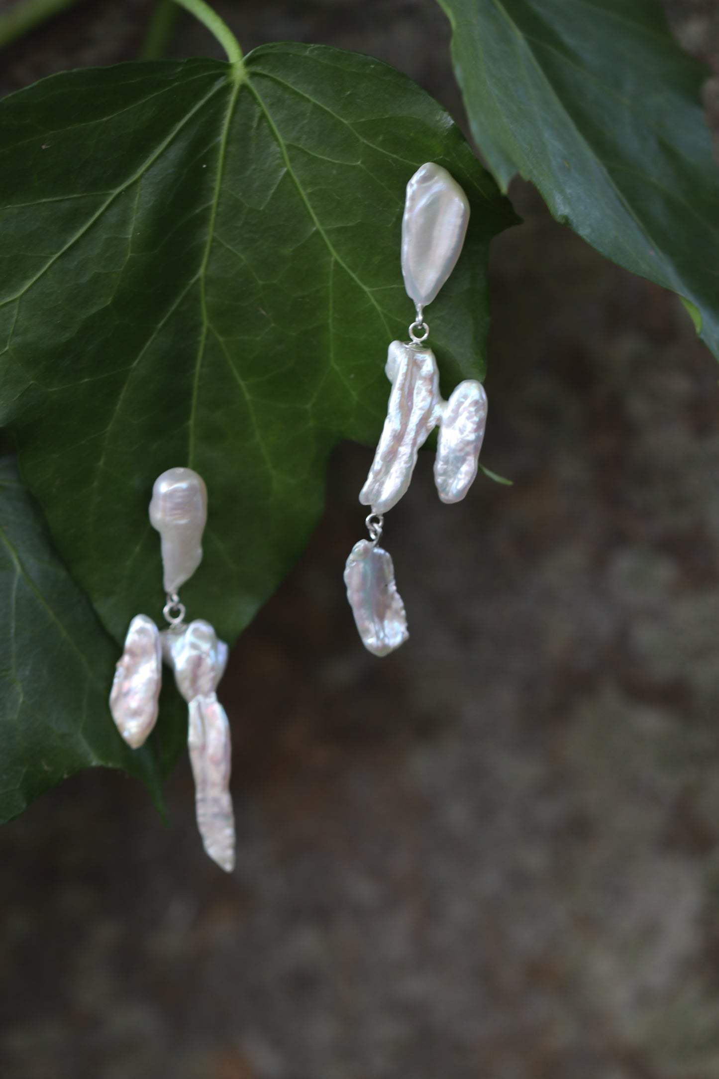 Winter earrings