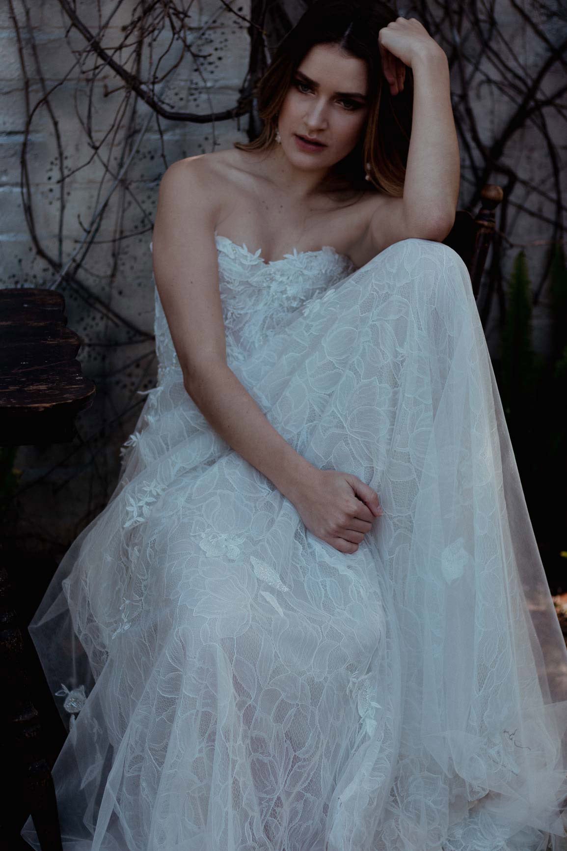 Midnight Wedding Dress