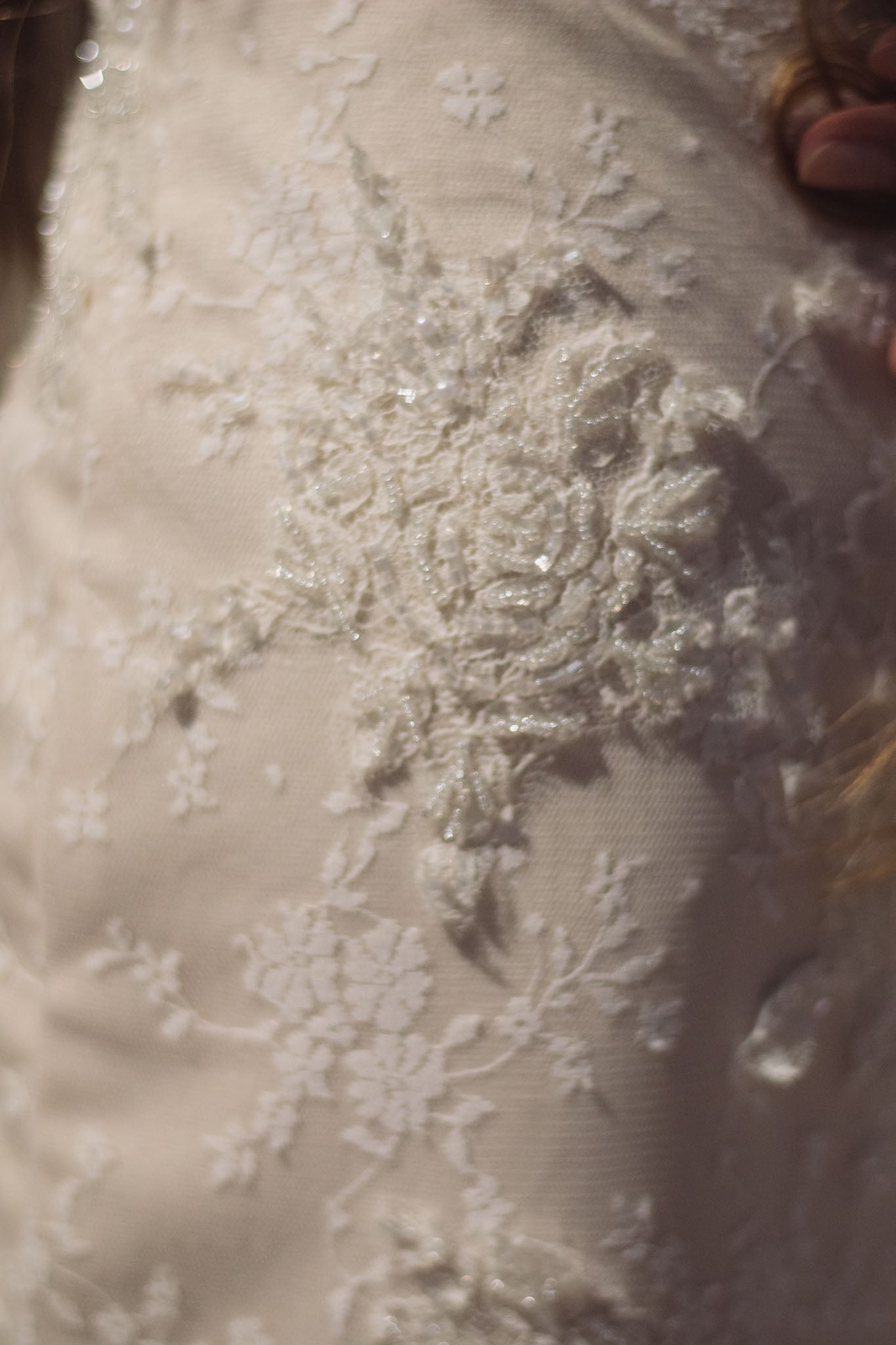 Windswept wedding dress