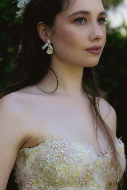Moth earrings