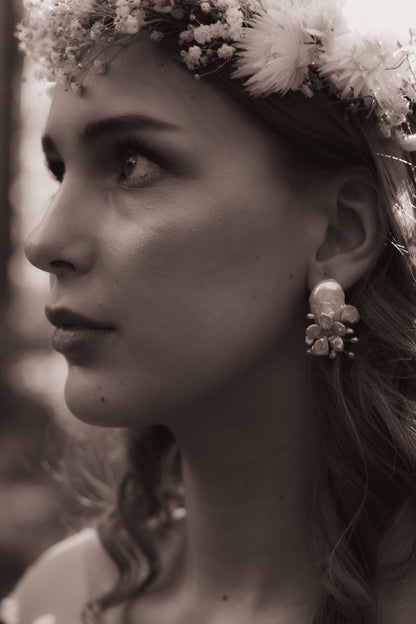 Cobweb earrings