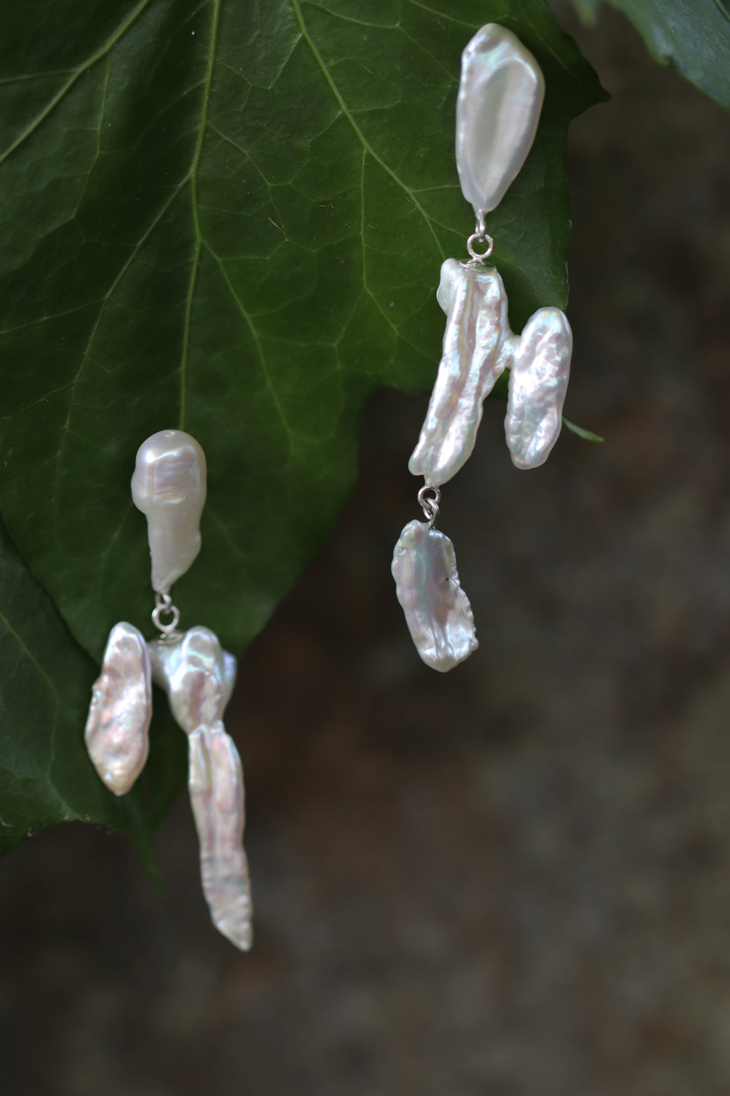 Winter earrings